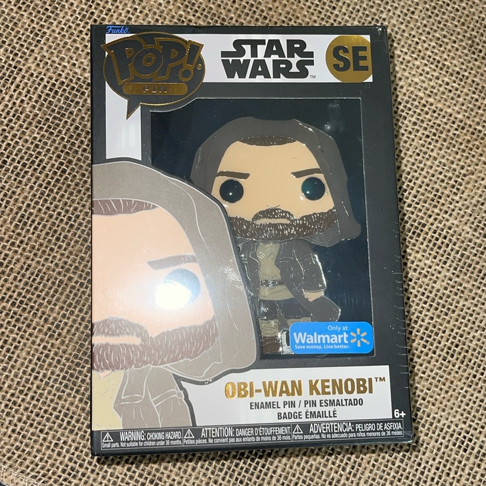 Funko Pop! Pin: Star Wars - Obi-Wan Kenobi SE Walmart exclusive